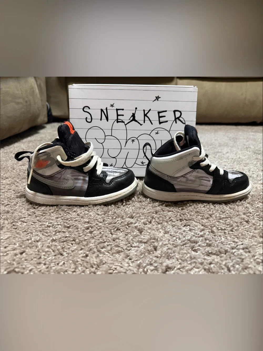 Jordan 1 Mid SS - Toddler 8C